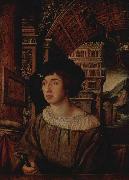 Ambrosius Holbein Portrait of a Young Man, oil painting artist